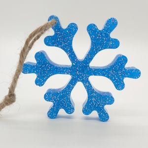 Ornament Snowflakes w/ Glitter